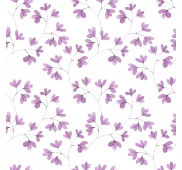 Klebefolie für Möbel Rosa Design von blättern - TenStickers