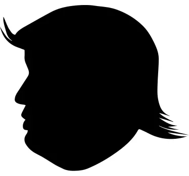 Wandtattoo Donald trump-silhouette - TenStickers