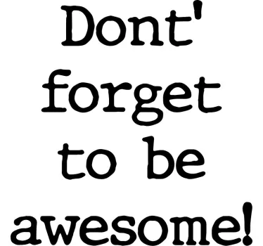 Wandtattoo zitat motivationsspruch inspiration - TenStickers