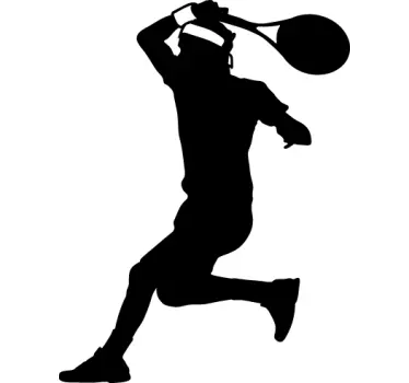 Wandtattoo Tennisspieler - TenStickers