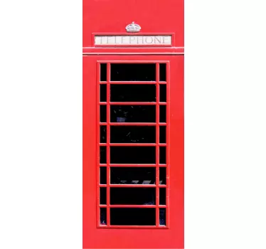 Kühlschrank Sticker Rote telefonzelle - TenStickers