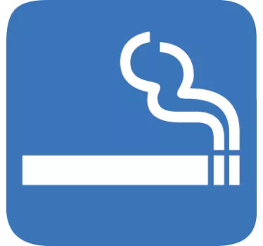 Aufkleber Zigaretten Icon - TenStickers