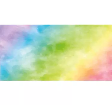 Aquarell Regenbogen Möbelfolie - TenStickers