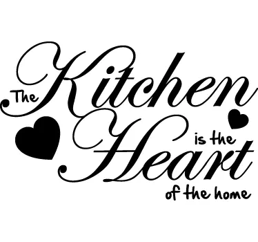 Heart of Home Aufkleber - TenStickers