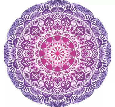 Wandtattoo Lila blume des lebens mandala - TenStickers