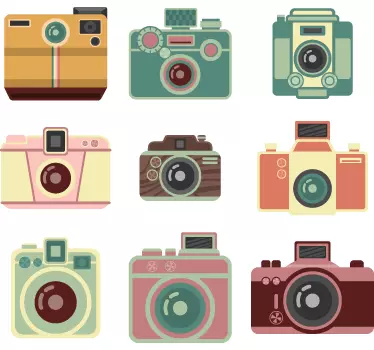Fotografische Kameras Aufkleber - TenStickers