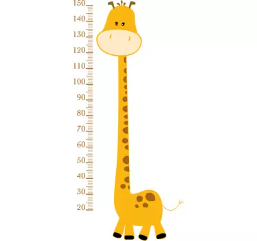 Giraffen Maßband Aufkleber - TenStickers