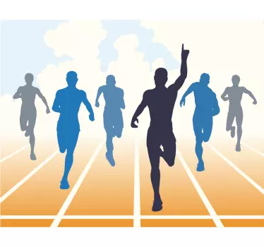 Marathon Olympia Aufkleber - TenStickers