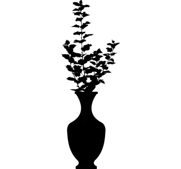 Klassische Vase Aufkleber - TenStickers