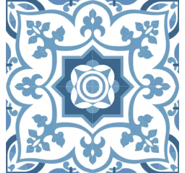 Fliesenfolie traditionelle portugiesische blaue Fliesen - TenStickers