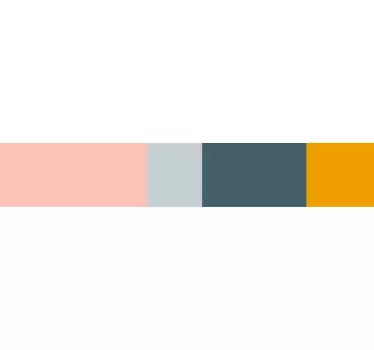 Treppen Sticker Modernes farbblock-design - TenStickers