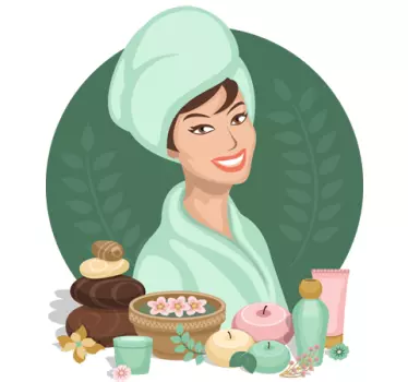 Wandtattoo Wellness Spa - TenStickers