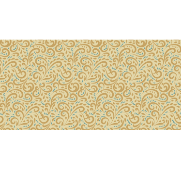 Klebefolie für Möbel Handgezeichnetes vintage-blumenmuster - TenStickers