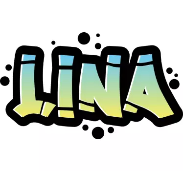 Wandtattoo zitat mit personalisiertem namen - TenStickers