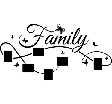 Family Fotos Aufkleber - TenStickers