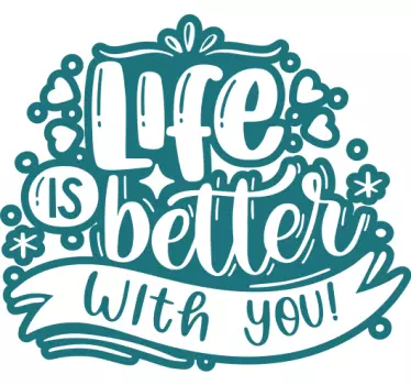Wandtattoo Zitat inspirierendes textdesign - TenStickers