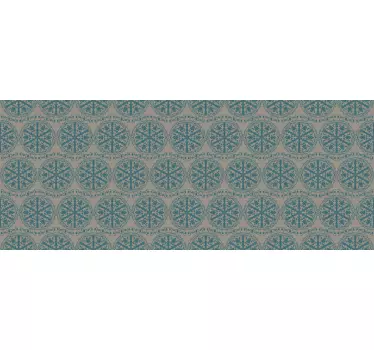 Klebefolie für Möbel Einzigartiges blaues und graues Muster - TenStickers