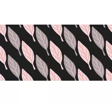 Wandtattoo pflanzen im stilvollen blattmuster - TenStickers