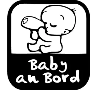 Autoaufkleber Kleinkind an Bord - TenStickers