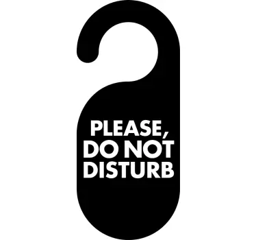 Do Not Disturb Aufkleber - TenStickers