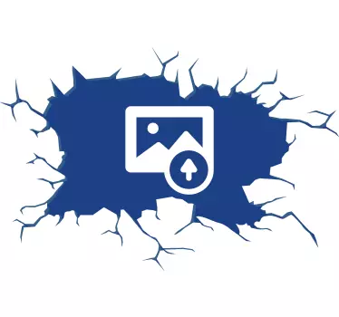 Personalisierbares Wandloch Wandtattoo Wohnzimmer - TenStickers