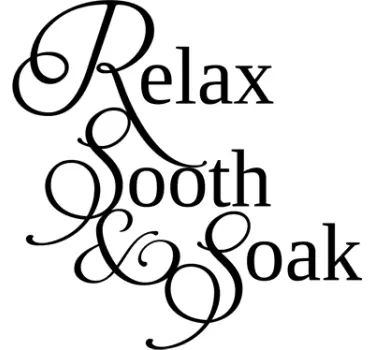 Relax, Sooth, Soak Aufkleber Bad - TenStickers
