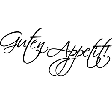 Guten Appetit Wandtattoo Küche - TenStickers