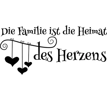 Spruch Familie - TenStickers