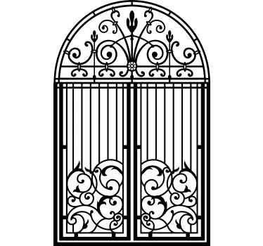 Wandtattoo Retro Gotischer bogen - TenStickers