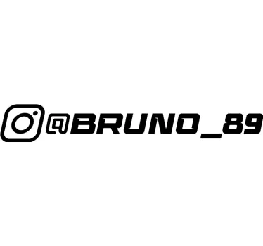 Autoaufkleber racing instagram - TenStickers