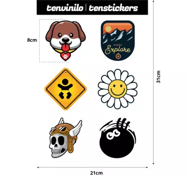 Aufkleber Auto Aufkleber-set - TenStickers