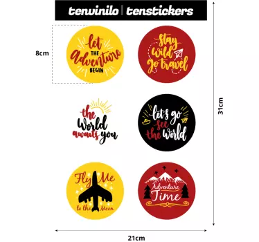 Folie Auto Reisende - TenStickers