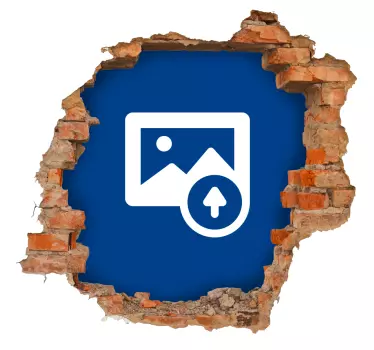 Personalisierbares Wandfoto Wandtattoo Wohnzimmer - TenStickers