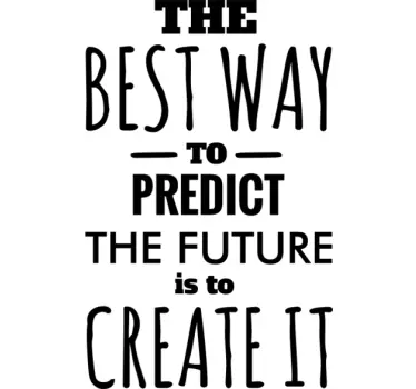Create Your Future Text Aufkleber - TenStickers