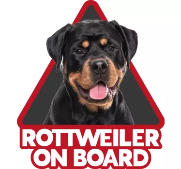 Haustier Aufkleber Rottweiller-gesichtsaufkleber - TenStickers