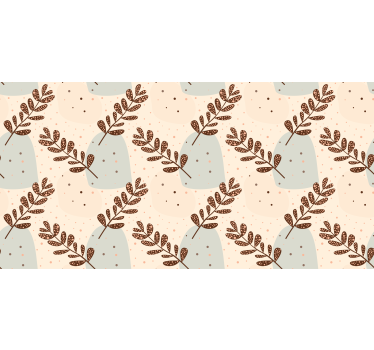 Wandtattoo Pflanzen ästhetische ramas pastell - TenStickers