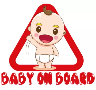 Baby Autoaufkleber Am bord - TenStickers