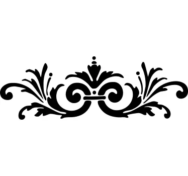 Wandtattoo Schlafzimmer dekorativer Blumenaufkleber  - TenStickers