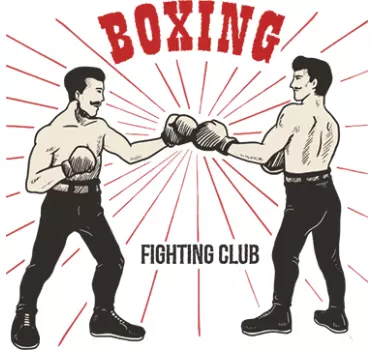 Wandtattoo Boxing - TenStickers