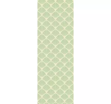 Kühlschrank Aufkleber grün geometrisch - TenStickers