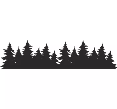 Wandtattoo Baum Waldbäume - TenStickers