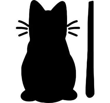 Aufkleber Katze Fensterwischer - TenStickers