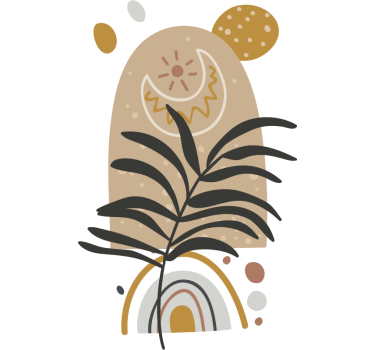 Wandtattoo Pflanze pflanze im boho-stil - TenStickers