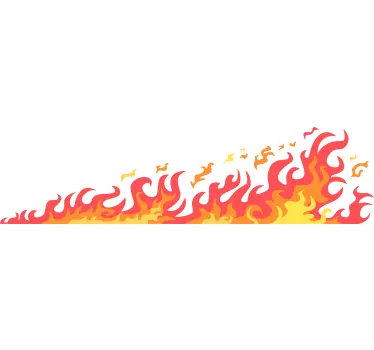 Autoaufkleber flammen - TenStickers