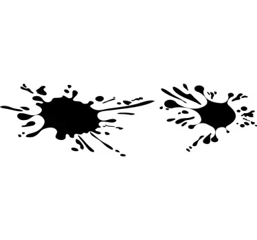 Autoaufkleber farbflecken - TenStickers