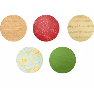 Wandaufkleber Bunte Kreise - TenStickers