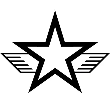Autoaufkleber armeestern - TenStickers
