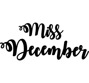 Text Aufkleber fräulein dezember - TenStickers