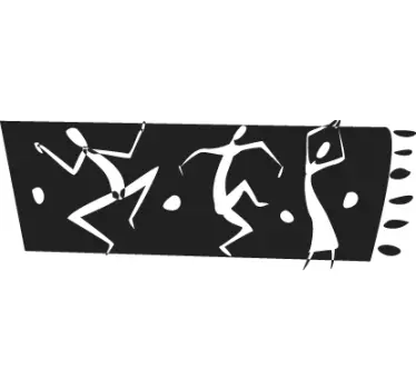 Afrikanische Figuren Aufkleber - TenStickers