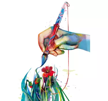 Wandtattoo Airbrush Kunst - TenStickers